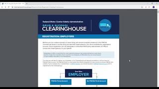 DOT FMCSA Clearinghouse Registration Help