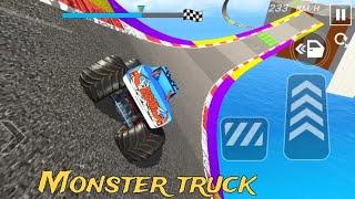  3dMonster - Car stunt race || monster truck race || Game Play|| Android -Game Play ⏯️