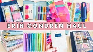 *HUGE* ERIN CONDREN LAUNCH HAUL A5 Daily Duo, Canvas Horizontal, Tote bag, & Accessories