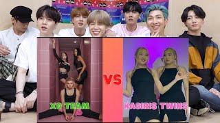 BTS REACTION New Xo Team vs Kagiris Twins