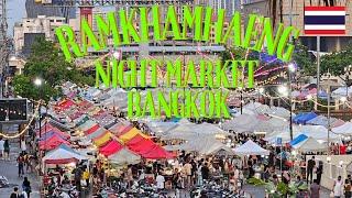 BANGKOK THAILAND    Ramkhamhaeng Night Market: A Halal Foodie's Paradise