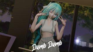 [MMD & Blender] SOMI (전소미) - Dumb Dumb [Cloth Simulation]