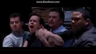 The Departed Matt Damon and Mark Wahlberg Confrontation Scene