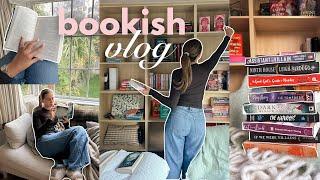 autumn bookish vlog  huge book haul, journal updates & kindle decorating