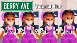 HOW TO | find BABY MESH Faces IN BERRY AVENUE #berry #berryave #mesh