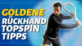 Meine BESTEN RÜCKHAND TOPSPIN TIPPS | MeinTennisGame.de