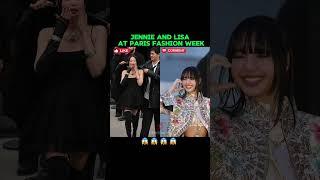 The aura of JENNIE and LISA in Paris fashion week!! #blackpink #jennie  #lisa #jenniekim #lalisa