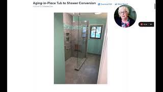 Aging In Place Tub To Shower Bathroom Remodel In Harker Heights TX - Gill Construction Solutions LLC