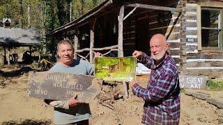 How Great Thou Art.. 200 YEAR OLD CABIN SAVED... Hurricane Helene Aftermath