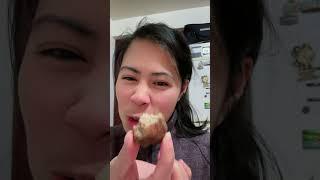 Asmr eating homemade beef and pork balls #food  #yummy #favorite #fyp #ytshorts #highlights #virals