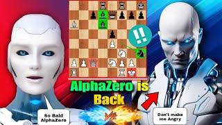 AlphaZero BRILLIANTLY Sacrificed His Knight In MiddleGame Against Stockfish 16.1 | Chess Strategy