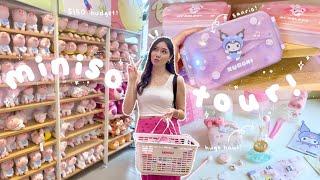 MINISO shop with me!️🫧 | sanrio, barbie collection, $150 budget!