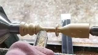 Wood turning - how to make the simplest double-ring lathe _ Impossible wood turning