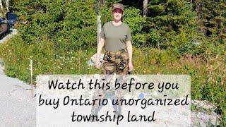 Watch this before buying land on Manitoulin Island Unorganized Townships. $25,000 Fines?