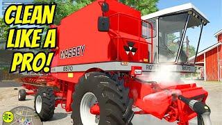 Master the Art of Vehicle Cleaning in Farming Simulator 25!