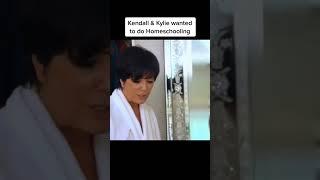 Kendall & Kylie Wanted To Do Homeschooling  #shorts #tiktok