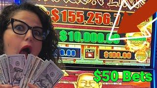 CRAZY Jackpots on this High Limit slot machine #slots #casino #gambling