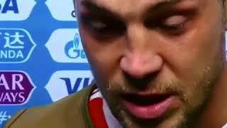 Артём Дзюба не смог сдержать слёз после игры с Хорватией