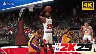 NBA 2K25 Official Full Gameplay [PS5 4K60] '01 Lakers vs '96 Bulls - Kobe Bryant vs Michael Jordan