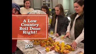 A Great Party With Your LoCo Friends! | A Low Country Boil Done Right