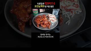 5일동안 1일1식으로 치맥만 먹으면? #먹방  #다이어트  #mukbang