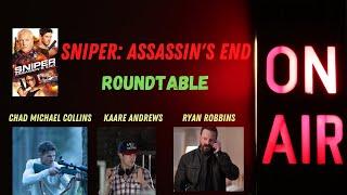 Sniper: Assassin's End Roundtable with Kaare Andrews, Chad Collins, and Ryan Robbins.