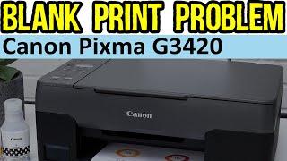 Canon G3420 Printer Is Printing Blank Pages? How To Fix This Blank Page Printing?