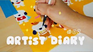 Painting a Picture Book Page  Illustrator Diaries #2