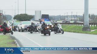 Veterans host ride in honor of Chris Kyle and Chad Littlefield