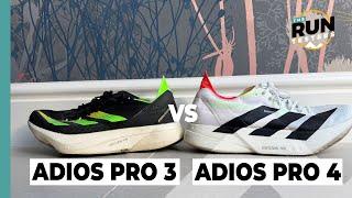 Adidas Adios Pro 4 vs Adios Pro 3: Which is Adidas' best carbon running shoe?