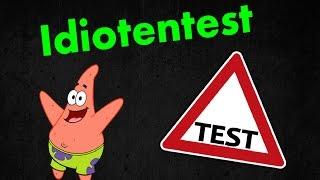 idiotentest deutsch (90 % schaffen es nicht)