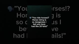 I hate how every non-equestrian asks this #horses #fail #fake #equestrian