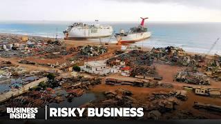 How Rich Nations Dump Old Cruise Ships And Oil Tankers In Developing Countries | Risky Business