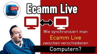 Ecamm Live zwischen verschiedenen Computer synchronisieren