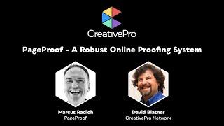 PageProof's Online Proofing System - Marcus Radich // CreativePro Conversations