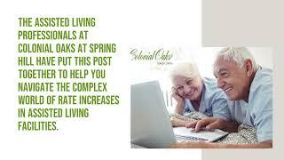 Annual Rates | Colonial Oaks Senior Living At Springhill, KS