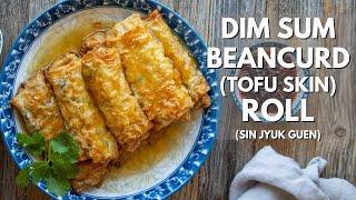 Bring this Dim Sum Beancurd (Tofu skin) Roll to your own kitchen (Vegan)