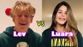 Lev Cameron vs Luara Fonseca  Tik Tok Dance Compilation