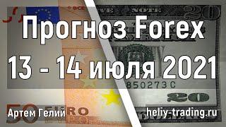 Аналитика и прогноз форекс на 13 - 14 июля 2021