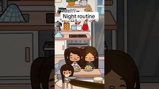 Night routine️ #tocaboca #asthetic