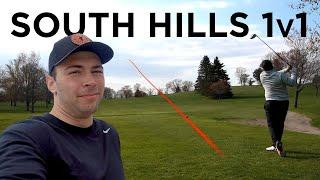 NEW GUEST, D-2 Athlete!!!! | South Hills Course Vlog | Public Golfers