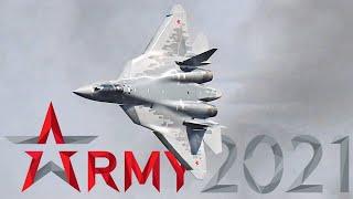 Танец Су-57 на форуме "Армия-2021"  Dance Su-57 at the "Army-2021"