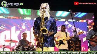 LAGBAJA SURPRISED EVERYBODY WITH HIS EVERGREEN SONGS AT EVERYBODY LOVES JENIFA MOVIE PREMIERE