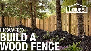 How to Build a Wood Fence