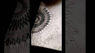 How to draw MANDALA ART for beginners/Nonstop Creative /Mandala Art/ Doodle Art/Zentangle Art/Shorts