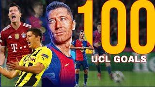 Robert Lewandowski • All 100 GOALS in the UEFA  Champions League(2011-2024)