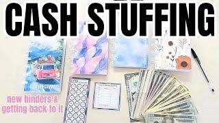 CASH STUFFING AGAIN! | NEW BINDERS | $200 CASH STUFFING | JORDAN B