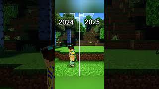 Ya es 2025 🫠 #minecraftshorts #2025 #2024 #nostalgia#shorts