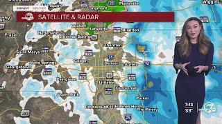 Denver snow wraps up Saturday, warmer temps and sunshine ahead over next 7 days