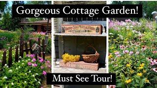 A Gorgeous Cottage Garden with a Primitive Flare!  Must see!